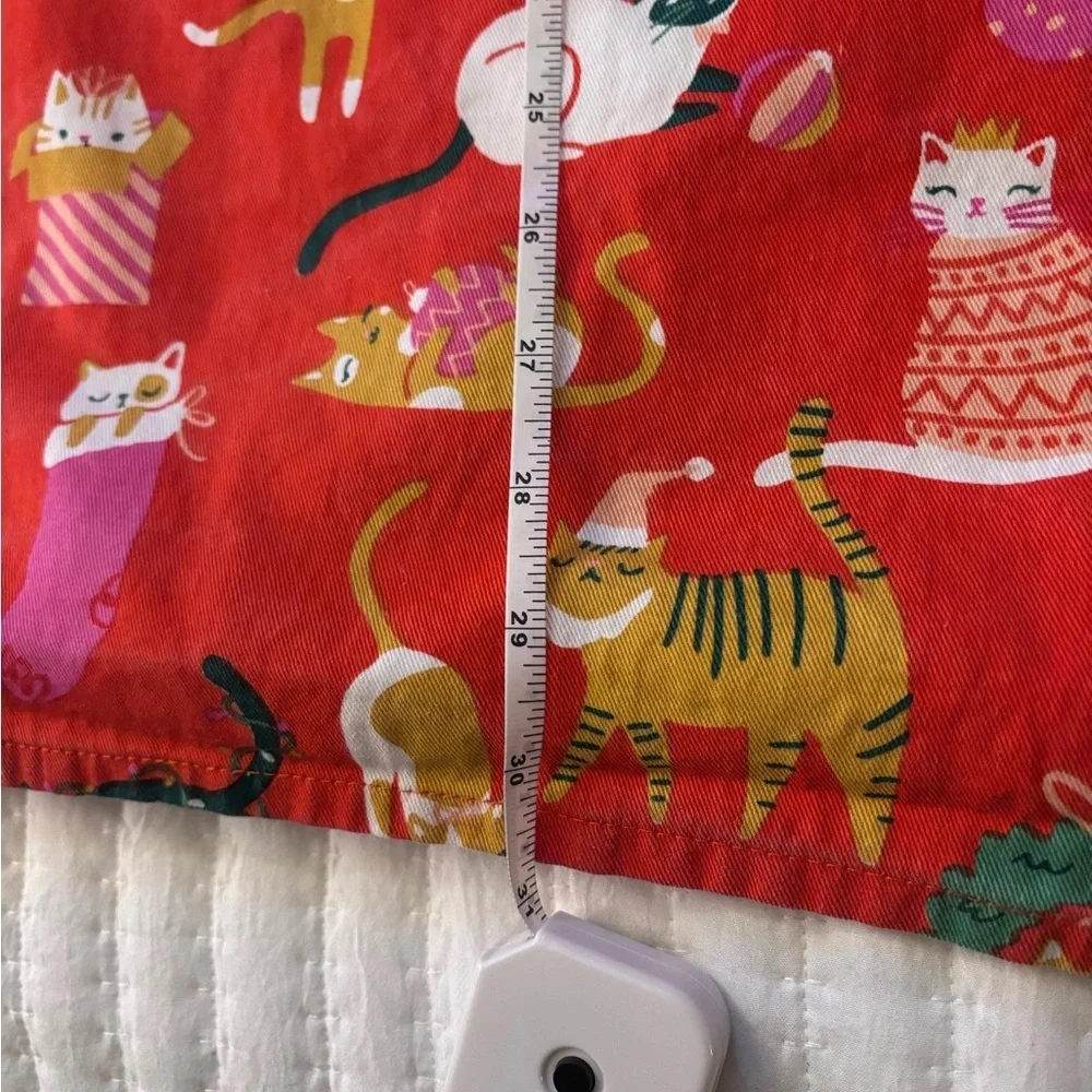 : : DANICA JUBILEE 100% Cotton Cat Print Holiday Apron : :